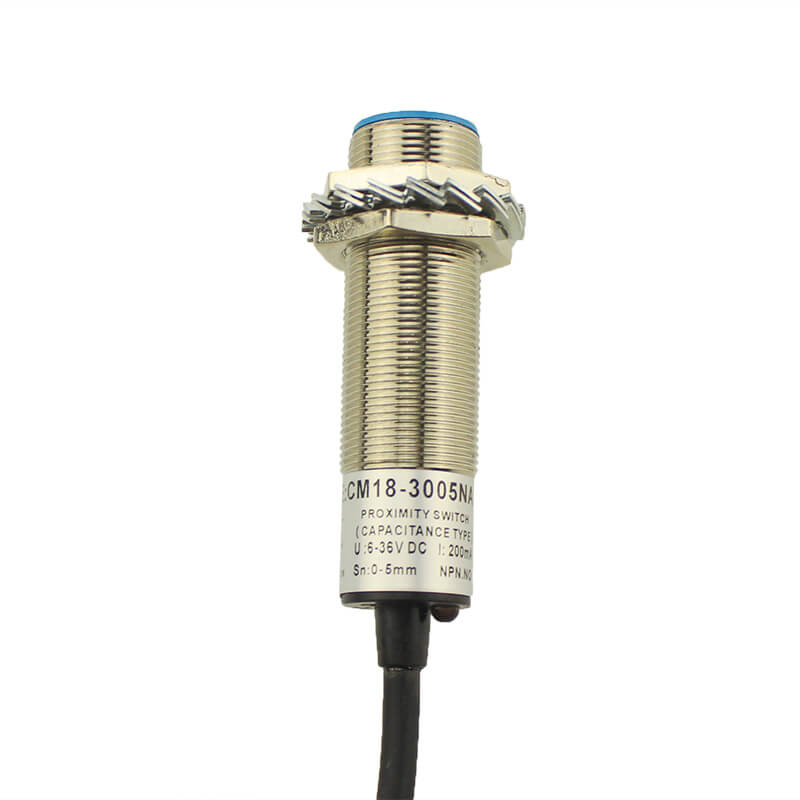 Sensor capacitivo de desplazamiento de cableado 5v