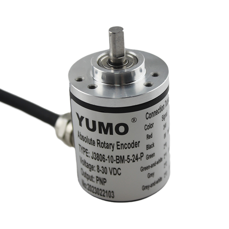 YUMO OD38mm Codificador rotatorio absoluto tipo vuelta simple