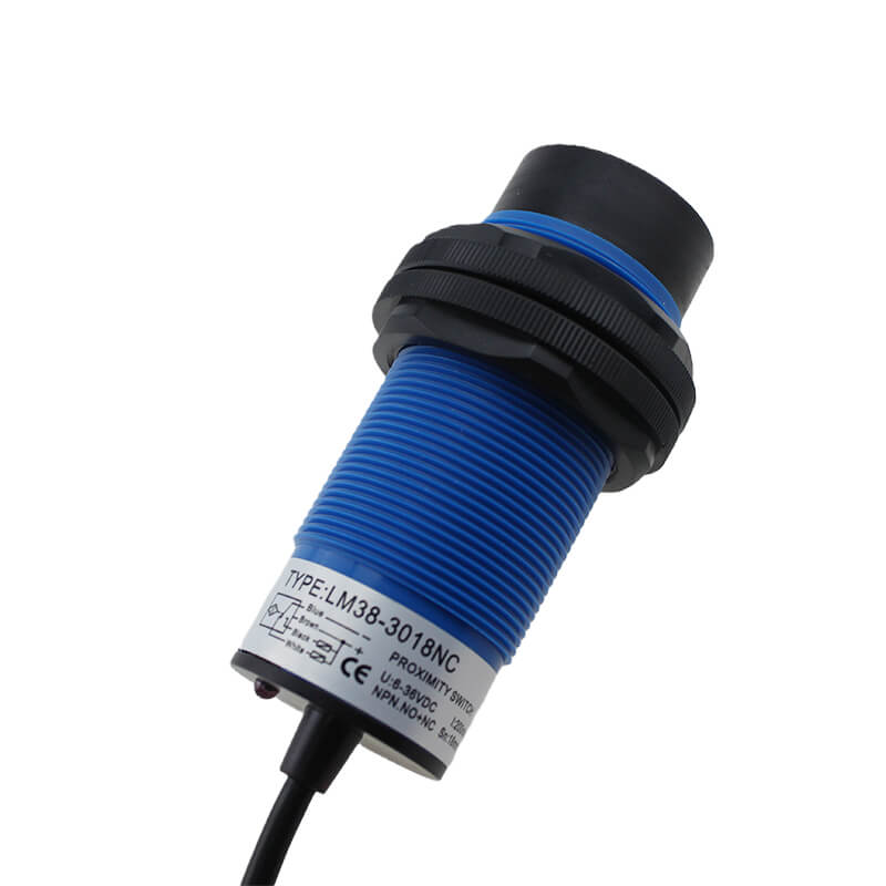 Cilindro LM38 NPN PNP Sensor de proximidad inductivo