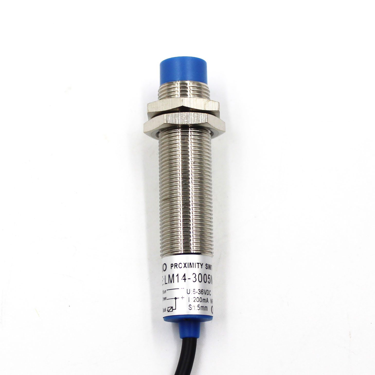 Interruptor de proximidad Sensor de proximidad inductivo de metal óptico LM14-3005NB 
